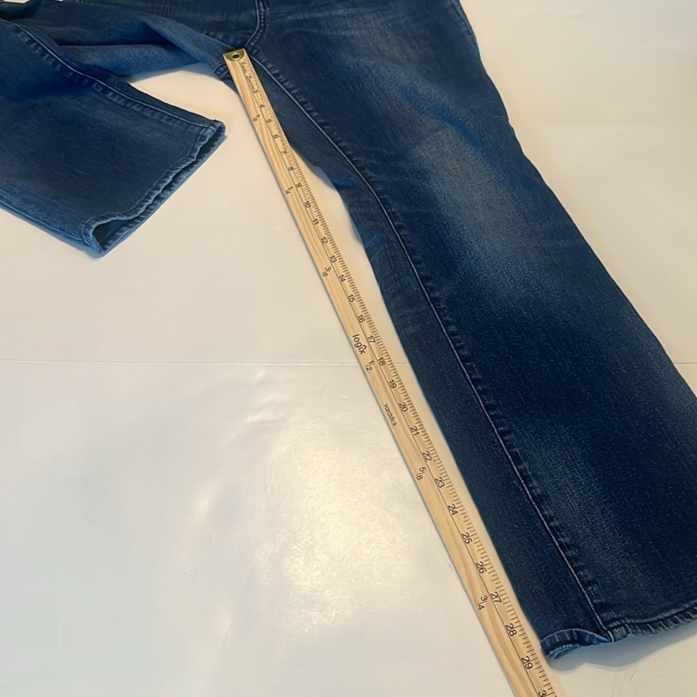 Gap 1969 Authentic Perfect Boot Dark Indigo Jeans… - image 5